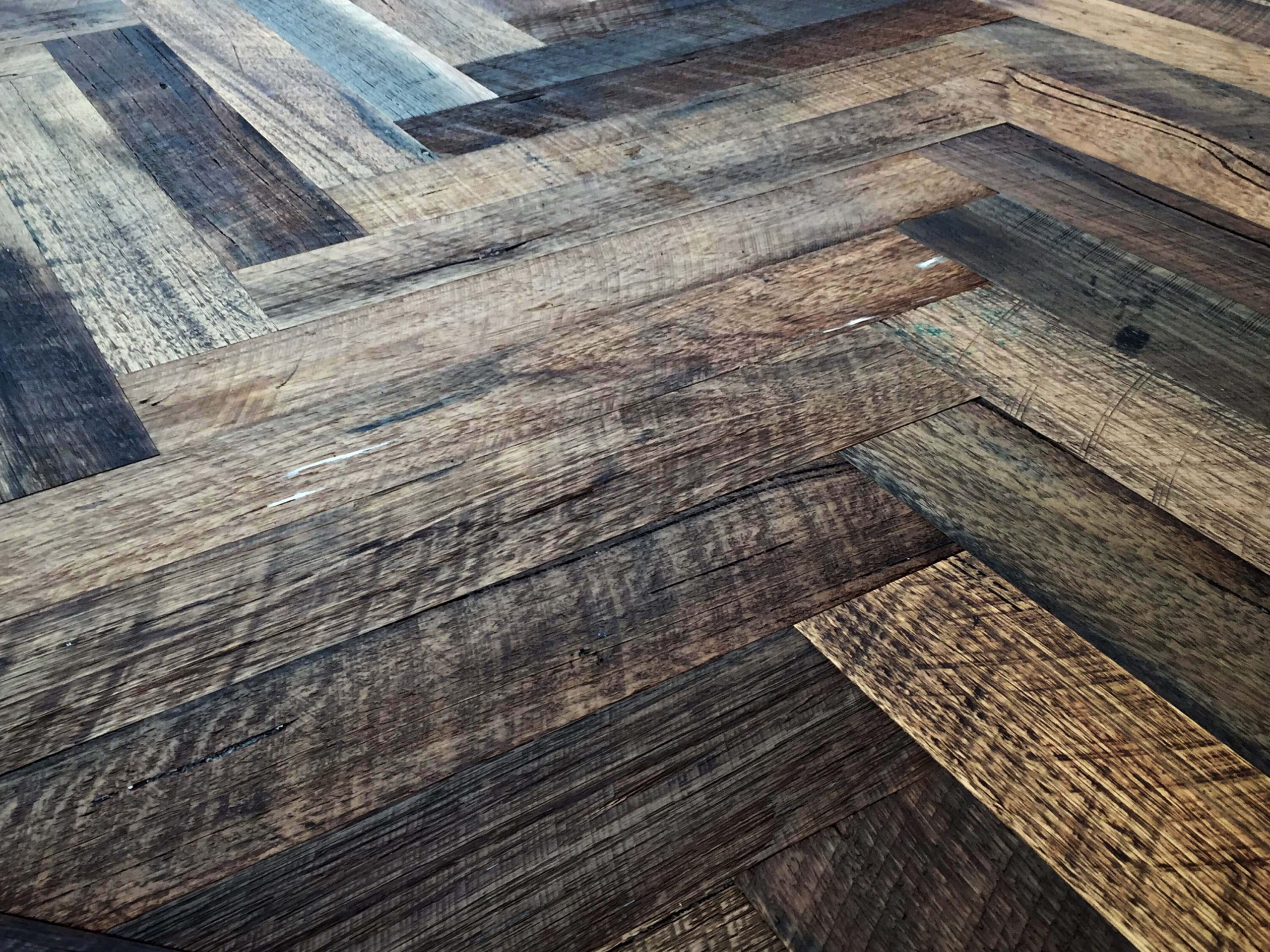 Reconstructed Luxurious Certified Reclaimed Timber Wood Flooring